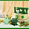 3 Pieces St Patricks Day Wooden Signs Decoration Irish Green Shamrock Gnome Tiered Tray Decor Lucky Table Centerpiece for St Patrick's Home Office Desk